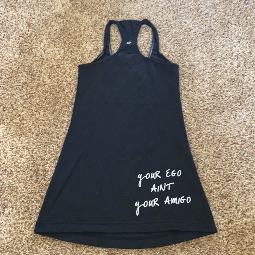 Lululemon black cool racerback tank 2